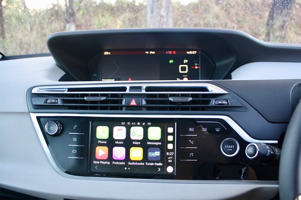 Inside, there’s a 7.0-inch media screen with built-in sat nav that displays on the 12.0-inch high-definition screen up top. (image credit: Matt Campbell)