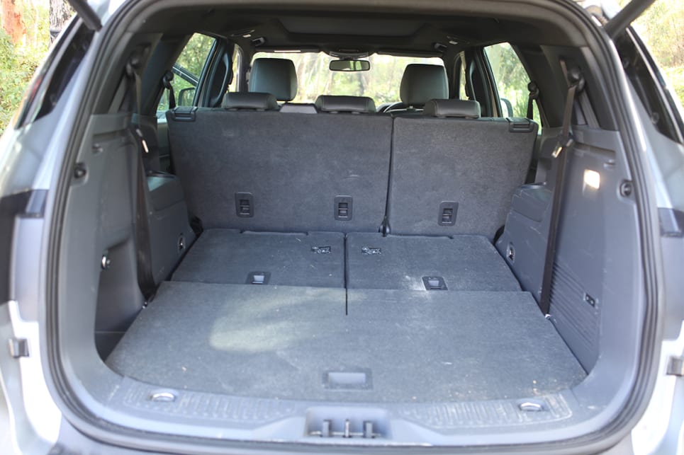 The cargo area has bag hooks each side. (image: Marcus Craft)