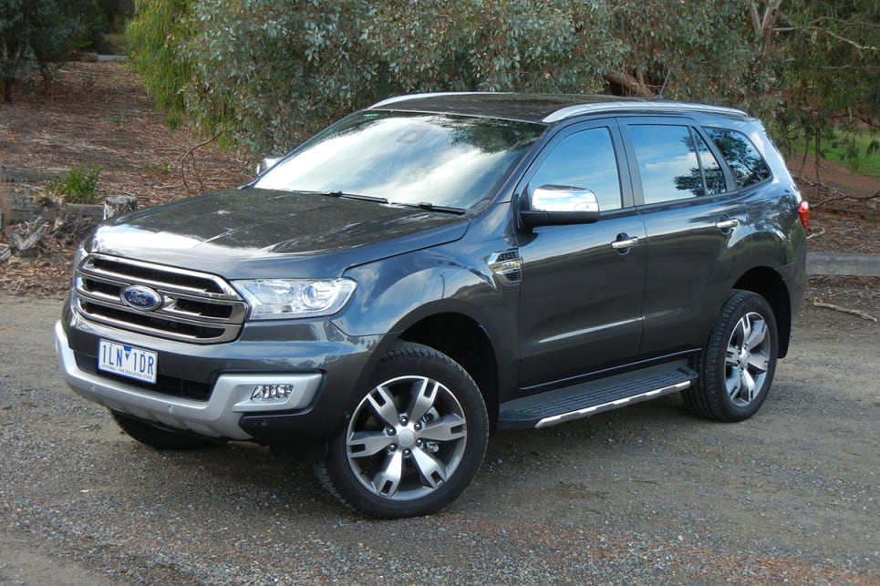 The Everest is a heavy duty off-roader with impressive comfort and refinement. (Titanium variant shown)