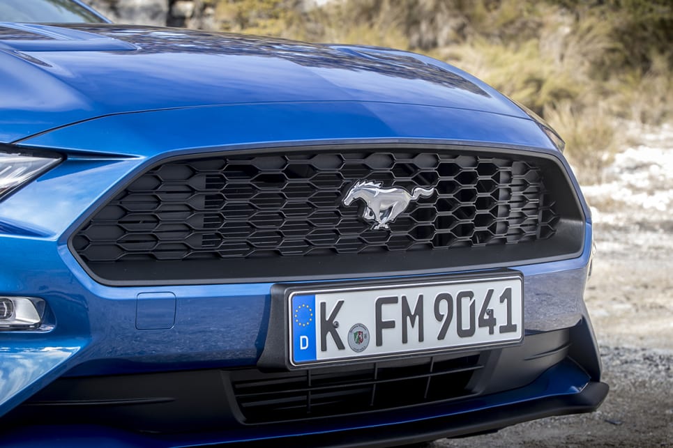 2018 Ford Mustang. (Ecoboost Fastback coupe variant shown)