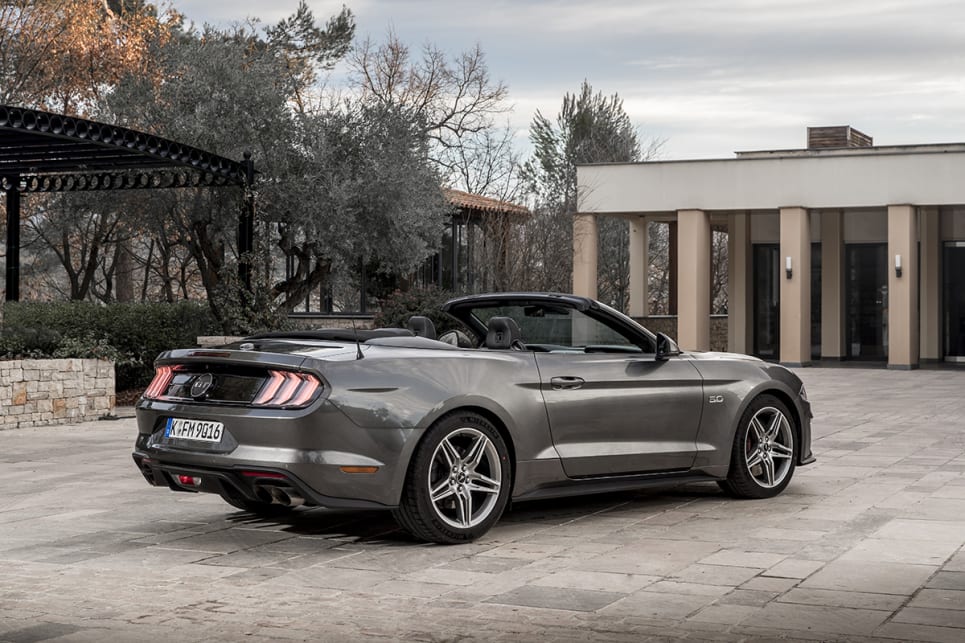 2018 Ford Mustang. (GT convertible variant shown)