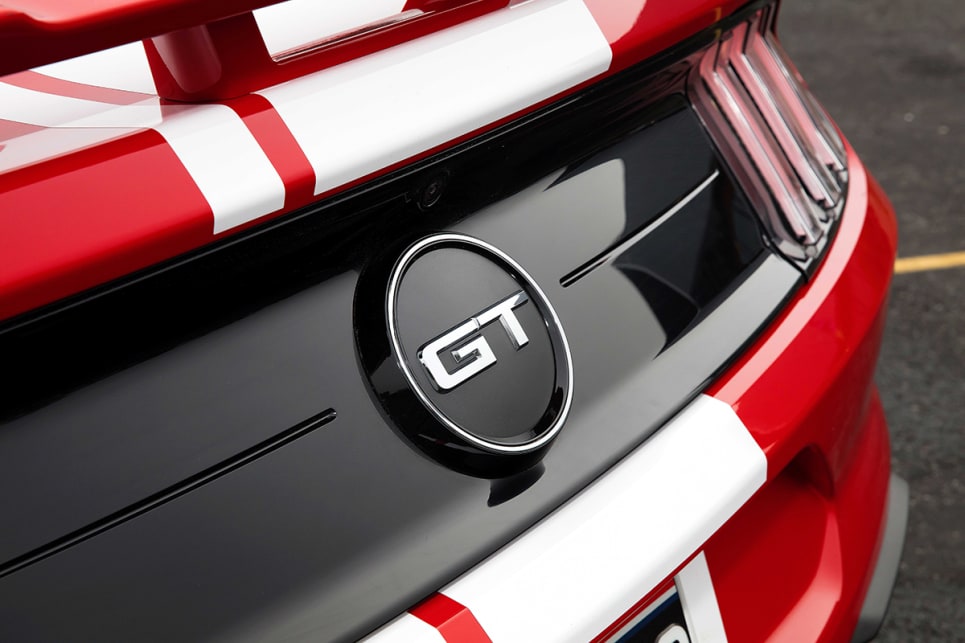 The GT is the V8 version of the Mustang.