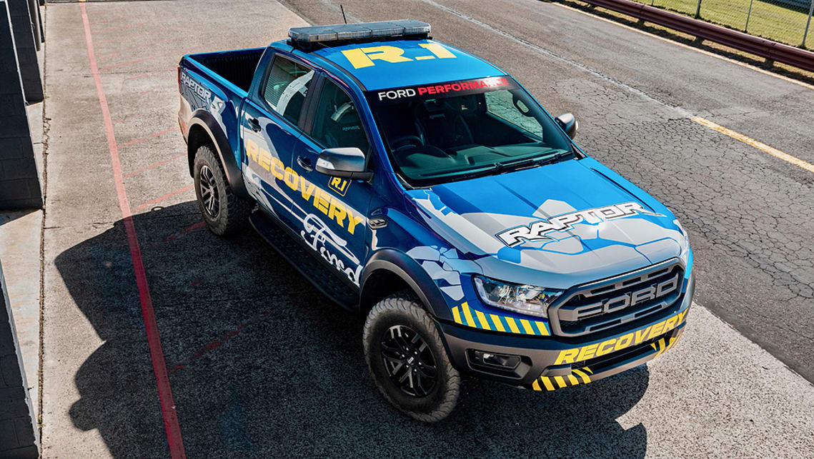 Ford’s Ranger Raptor will be the recovery vehicle of choice for the Supercars Championship, starting from this weekend.