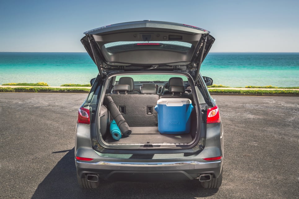 The Equinox has a class-leading boot capacity of 846 litres with the back seats in place. (Model shown: LTZ-V)