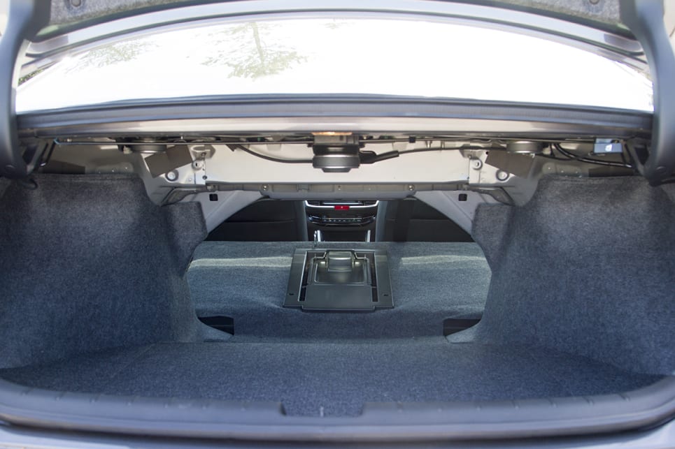 The boot capacity is among the best in the segment but the seatback doesn't split and the aperture is really narrow.