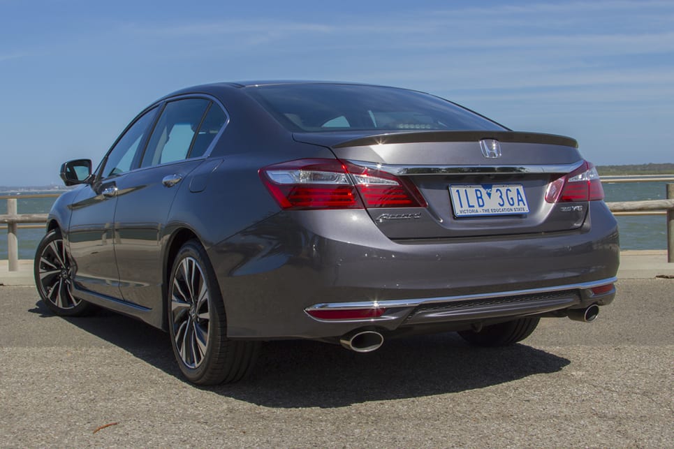 Apart from a slightly heavy-handed rear end, the Accord's exterior is quietly elegant.