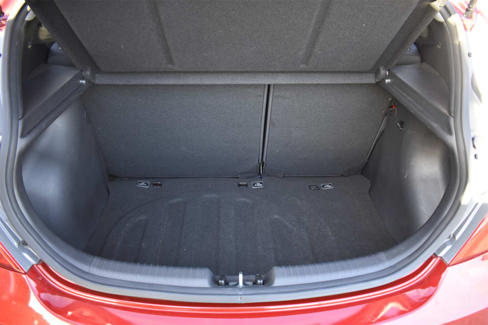With the rear seats ups, there's 370 litres (VDA) of load space. (image credit: Mitchell Tulk)
