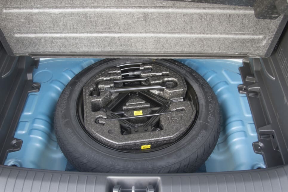 Under the boot floor is a space saver spare. (image credit: Peter Anderson)