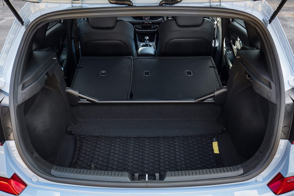 Compared to the standard i30, the boot space is down 12 litres.