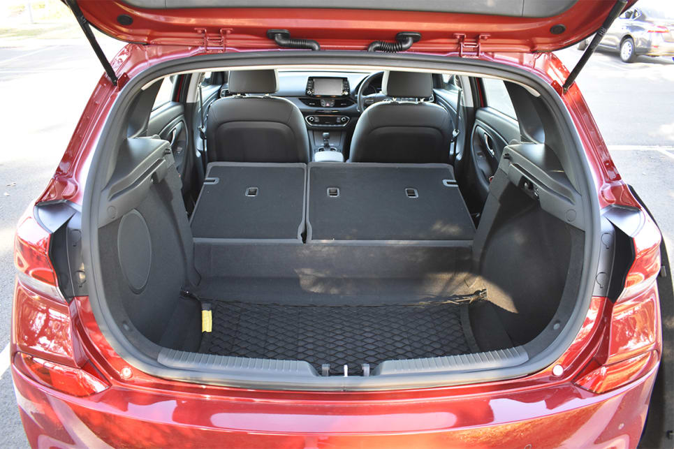 With the seats down, boot space grows to 1301 litres. (image credit: Mitchell Tulk)