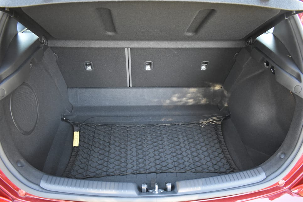 With the rear seats upright, load space is rated at 395 litres. (image credit: Mitchell Tulk)