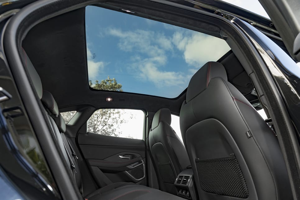 The panoramic roof can be optioned for $2160.