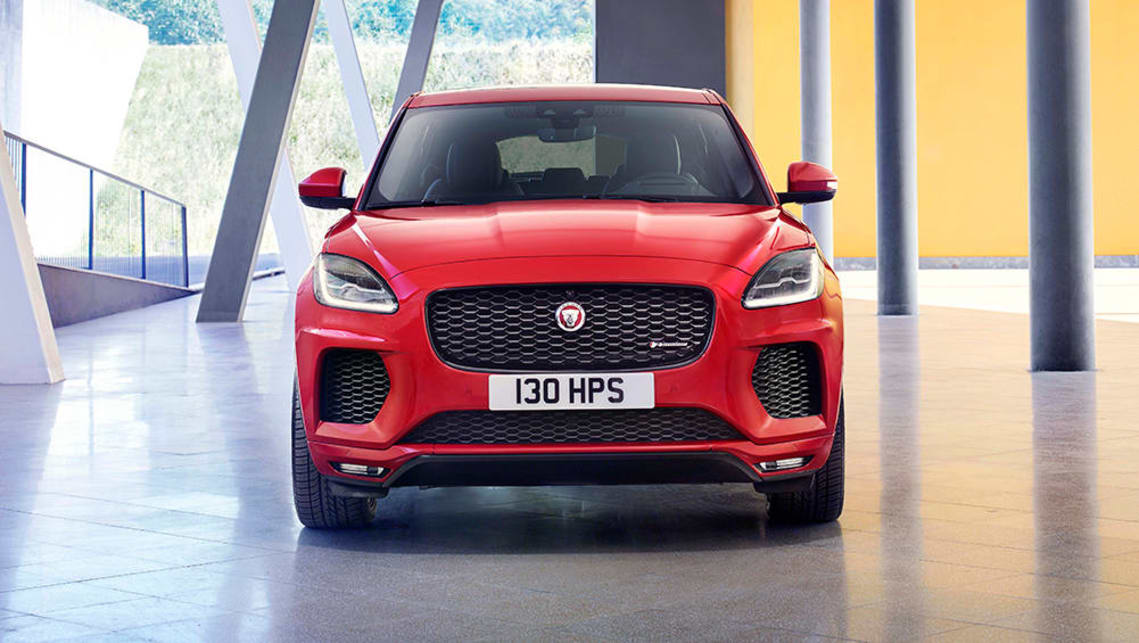 The growler on the grille is the biggest Jaguar has ever fitted.