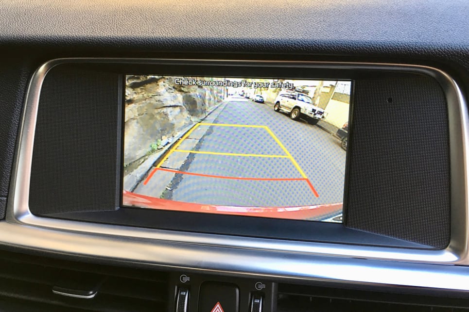 A reversing camera is included in the standard kit. (image credit: Matt Campbell)