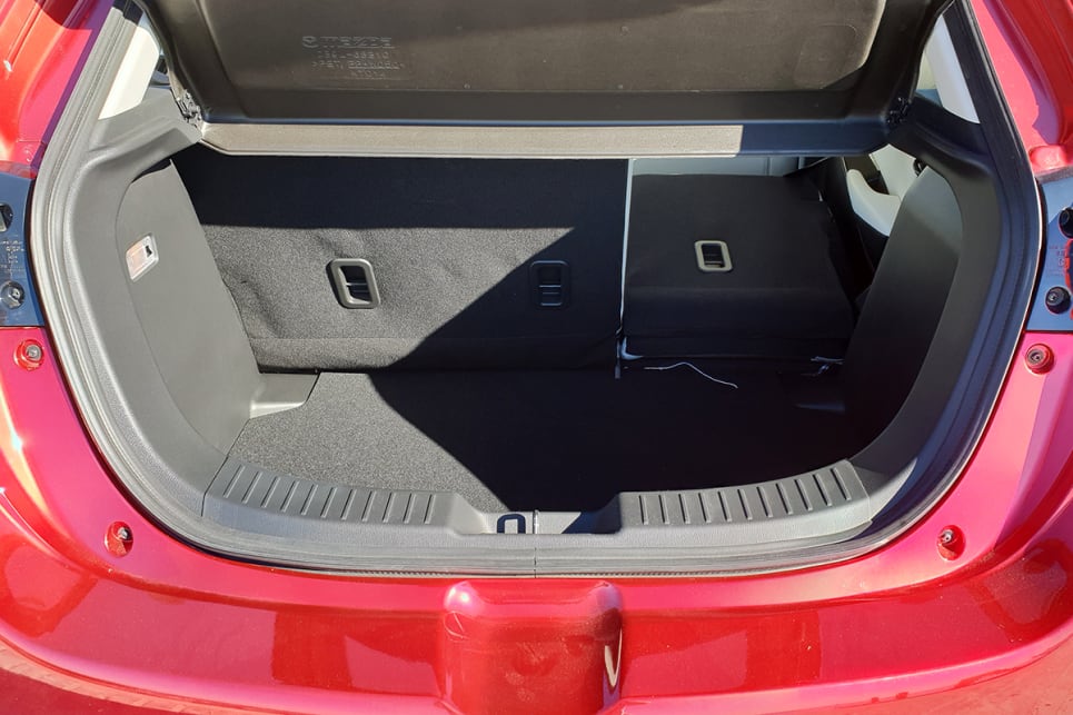 The rear seats are a 60/40 split. (image credit: James Lisle)