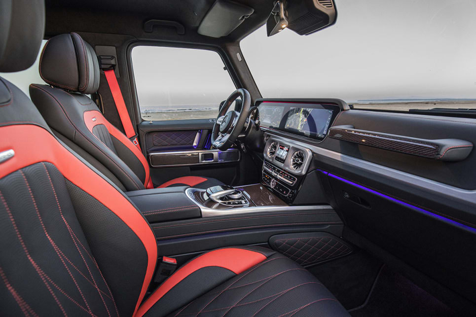 Inside, it’s a more contemporary space, with a distinctly Mercedes-Benz flavour throughout.