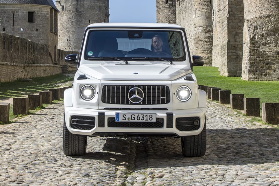 Probably the single most interesting thing is just how faithfully Mercedes-Benz has replicated the shape of the previous G wagon.