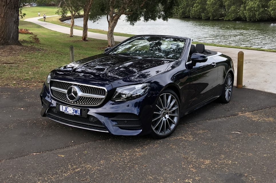Taking your top off: the E400 looks its best with the roof down.