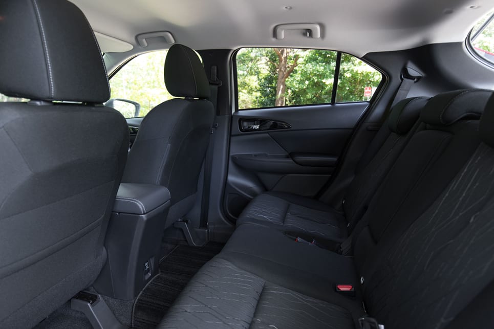 There are also no air vents in the back, which is standard across small SUVs.