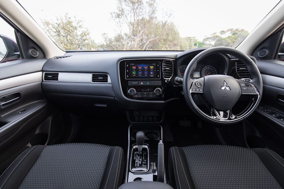 The steering wheel is leather but it doesn't feel it, so they have budgeted there. (image: Dean McCartney)