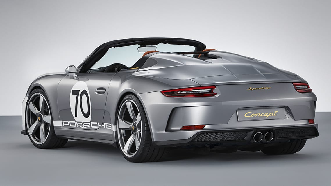 Porsche commemorates 70 years of sportscar manufacturing with the unveiling of its new 911 Speedster Concept.