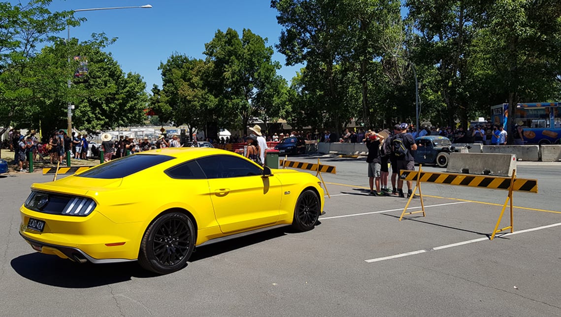 The list of cars at Summernats stretched from old to new. (image credit: Malcolm Flynn)