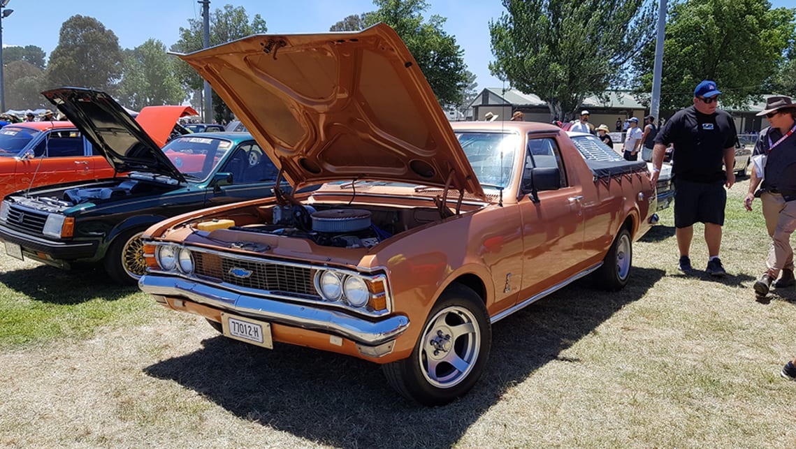 This ain't no ordinary HK/T/G Holden ute, it's actually a South African-spec Chevy El Camino. (image credit: Malcolm Flynn)