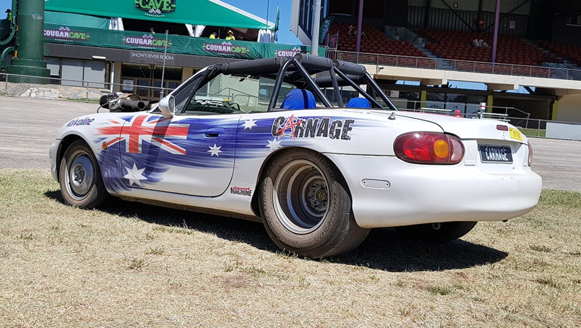 The Carnage crew opted for a 5.7-litre LS1 V8 for their engine swap. (image credit: Malcolm Flynn)