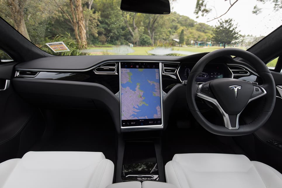 Tesla models shop interior