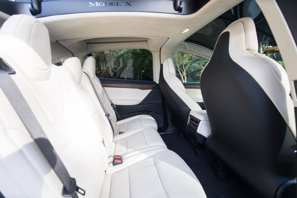Inside, the Model X is pure luxury.