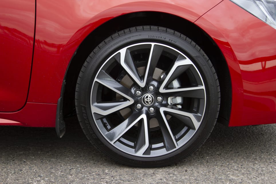 The big 18-inch wheels add a bit of dynamic tension to the look.