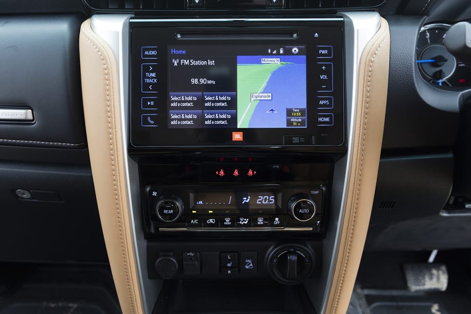 The touch screen for audio, phone and navigation operations is intuitive enough.