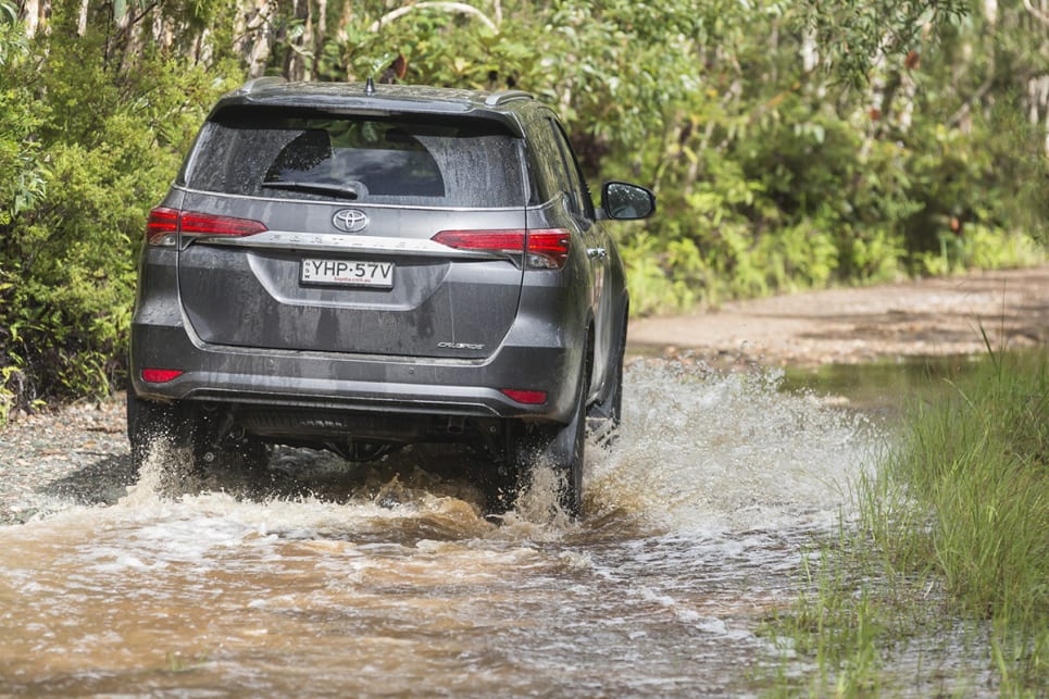 The Fortuner starts out with a fair four-wheel drive heritage, and with the HiLux ute ladder chassis and running gear it has the credentials.