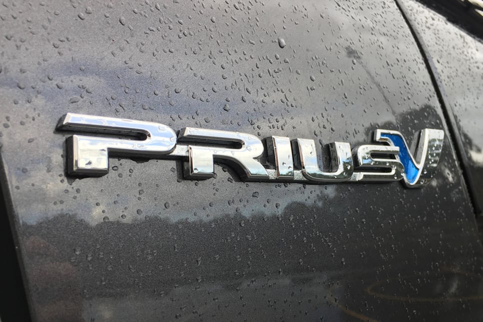 Powering the Prius V is a 1.8-litre four-cylinder engine, which uses a CVT auto and combines with a lithium-ion battery pack and two electric motors. (image credit: Matt Campbell)