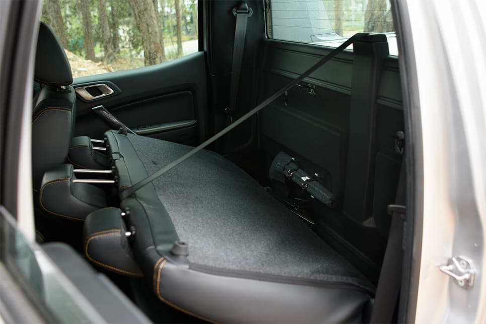 Both have flexible rear seats that allow you to raise/lower the backrest and also the seat base.