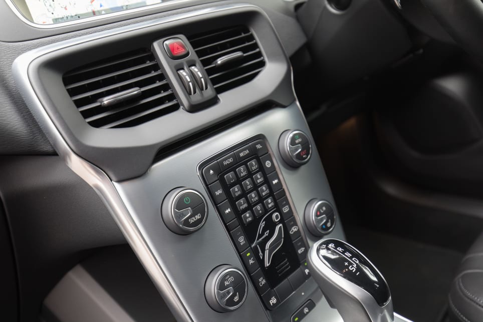All of these buttons will be replaced by a sexy, large touchscreen in the new V40. (image credit: Richard Berry)