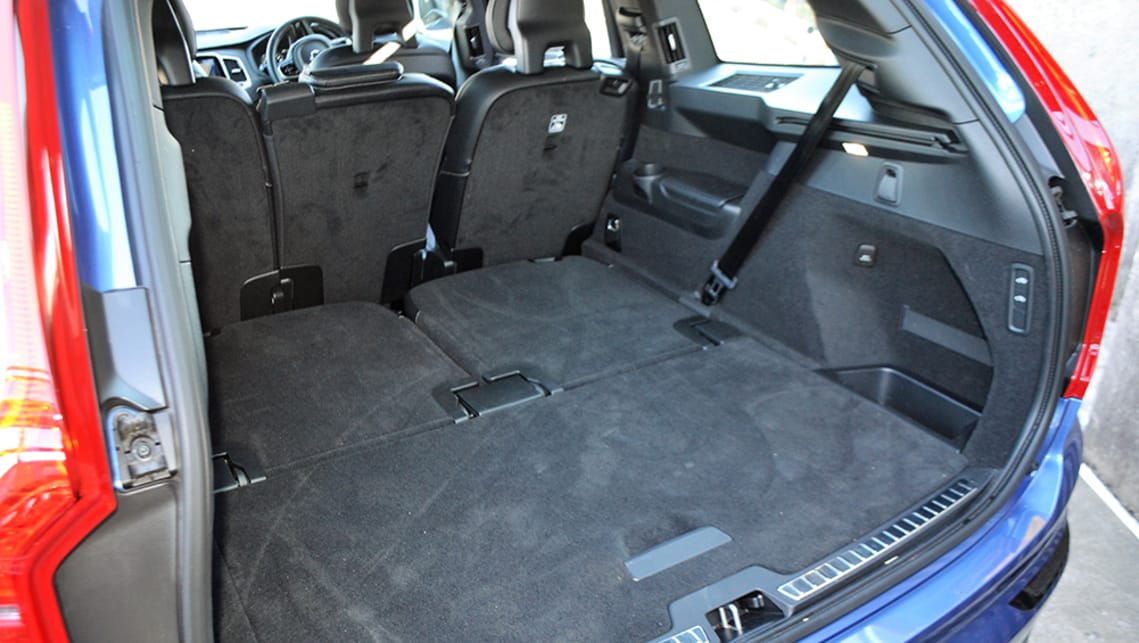 With the third row folded flat you'll have a cargo capacity of 1019 litres.