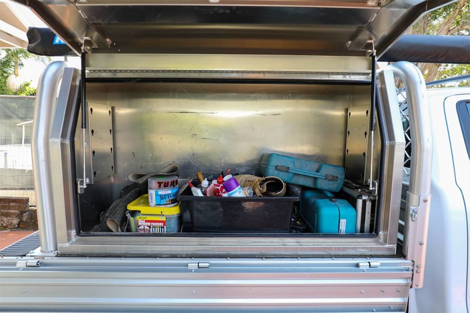 "We've got a fair few tools to carry around with us, so we need as much space as we can get".