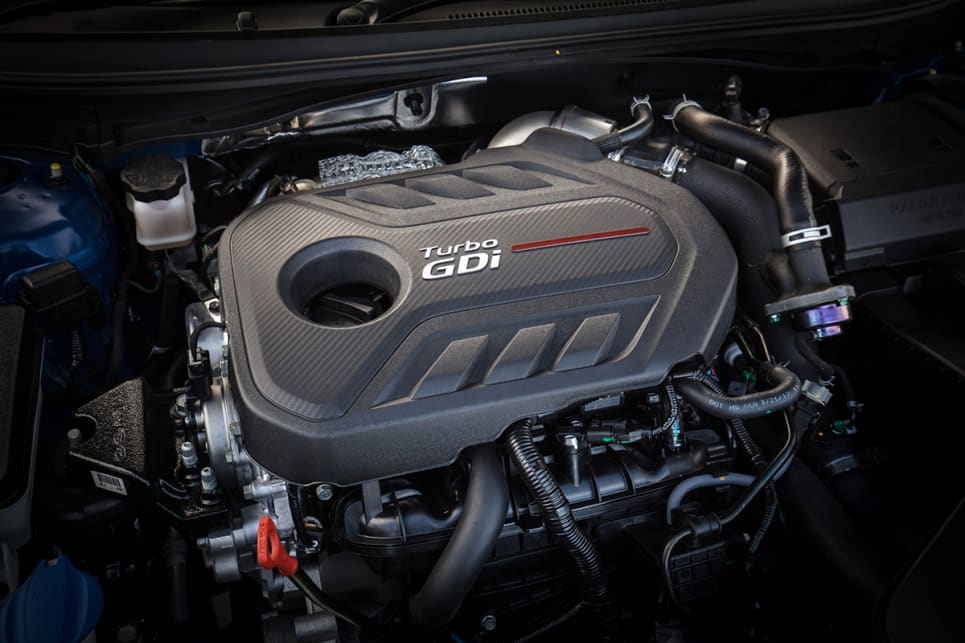 The Premium's 2.0-litre turbo four-cylinder uproduces 180kW/353Nm. 
