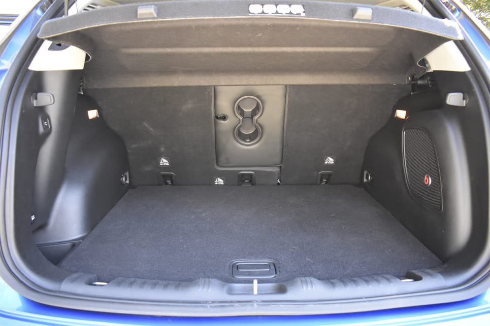 With the rear seats up there’s 438 litres (VDA) of boot space. (image credit: Mitchell Tulk)