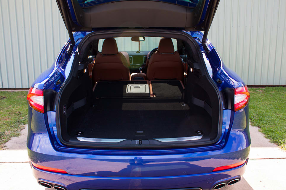 The Maserati Levante doesn't have the biggest or the smallest boot.