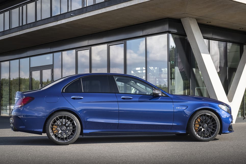 The AMG C 63, offered in sedan, wagon, coupe and cabriolet variants.