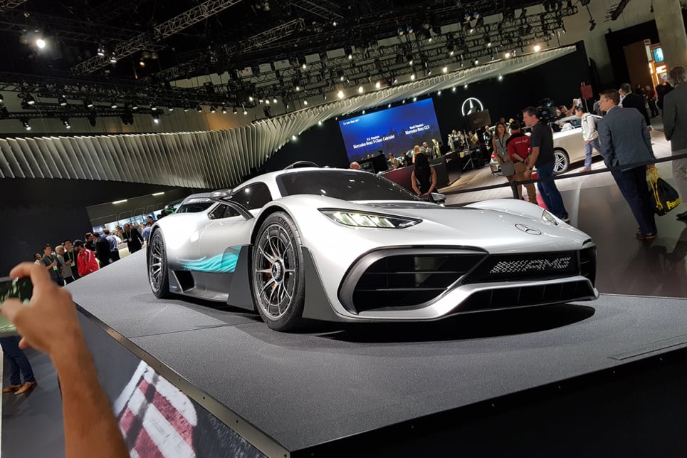 Mercedes-AMG's Project One will take on Aston Martin's Valkyrie. (image credit: Malcolm Flynn) 