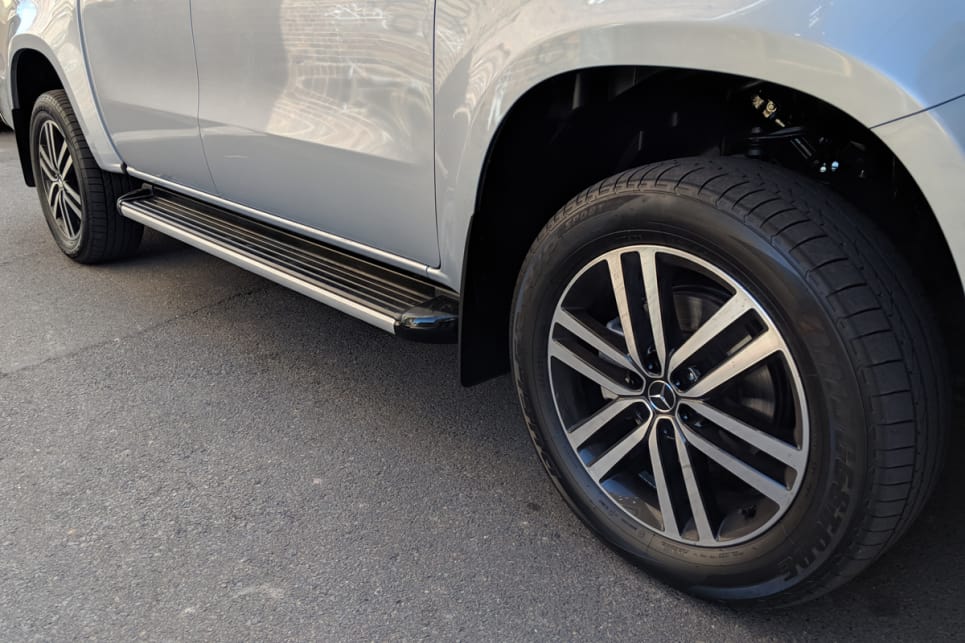 Our test car included the fancy 'Style Package' ($2490) that adds 19-inch alloy wheels.