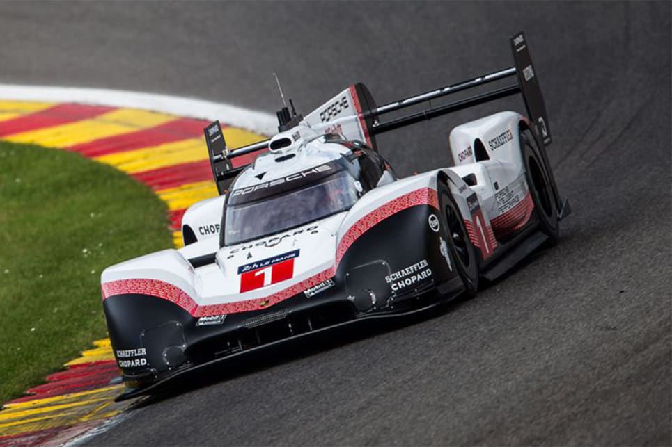 Compared to the 2017, this 919 Hybrid Evo makes 53% more downforce. (image credit: Road and Track)