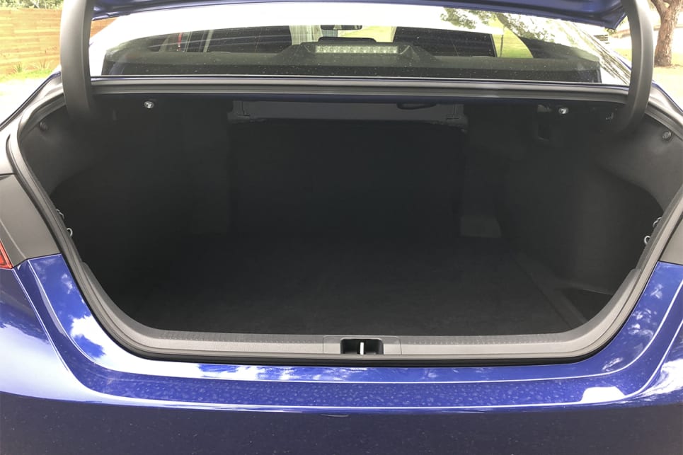 There is 524 litres of boot space with the rear seats in place. (image credit: Andrew Chesterton)