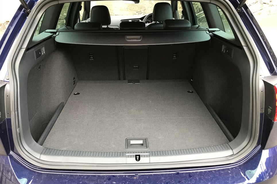 The Golf wagon with the seats up has 605 litres of luggage space. (image credit: James Cleary)