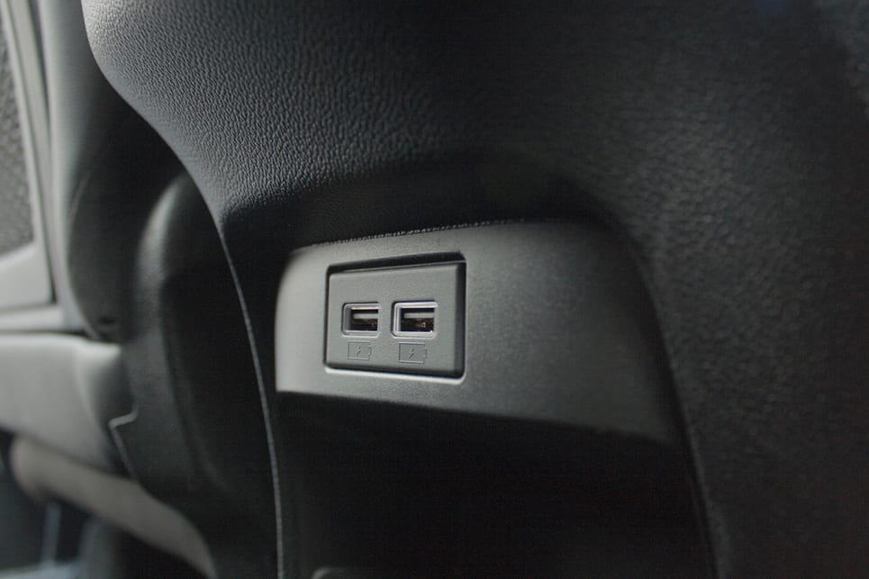 There are plenty of USB charge ports including two in the centre console.