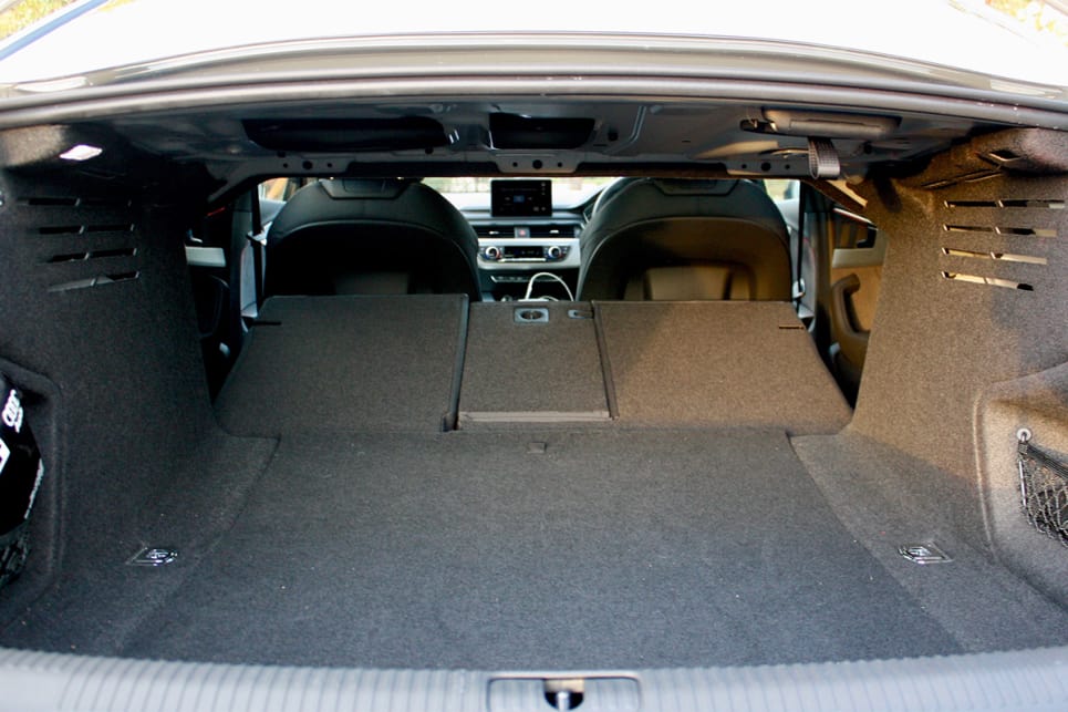 The rear seats have a 40/20/40 folding design, which allows a bit of extra flexibility. (image credit: Matt Campbell)