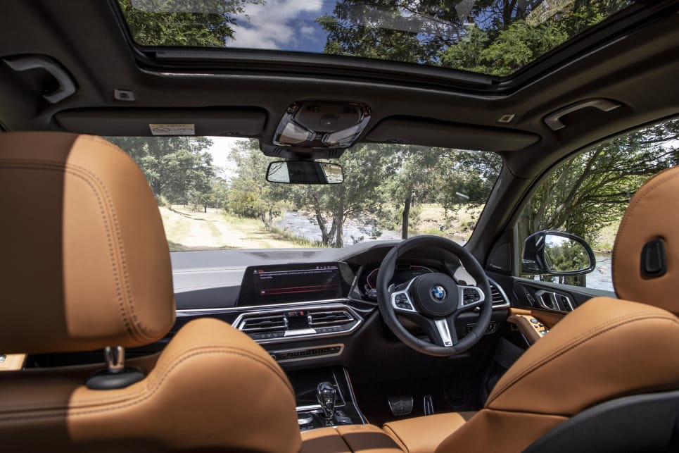 BMW's Operating System 7.0 looks after the multimedia and sat nav system. That big 12.3-inch touch screen is mightily impressive.